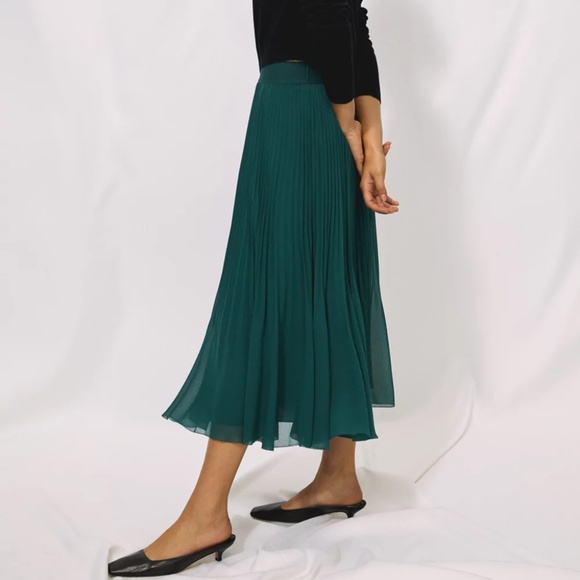 Wilfred Twirl pleated midi skirt S - Picture 16 of 16
